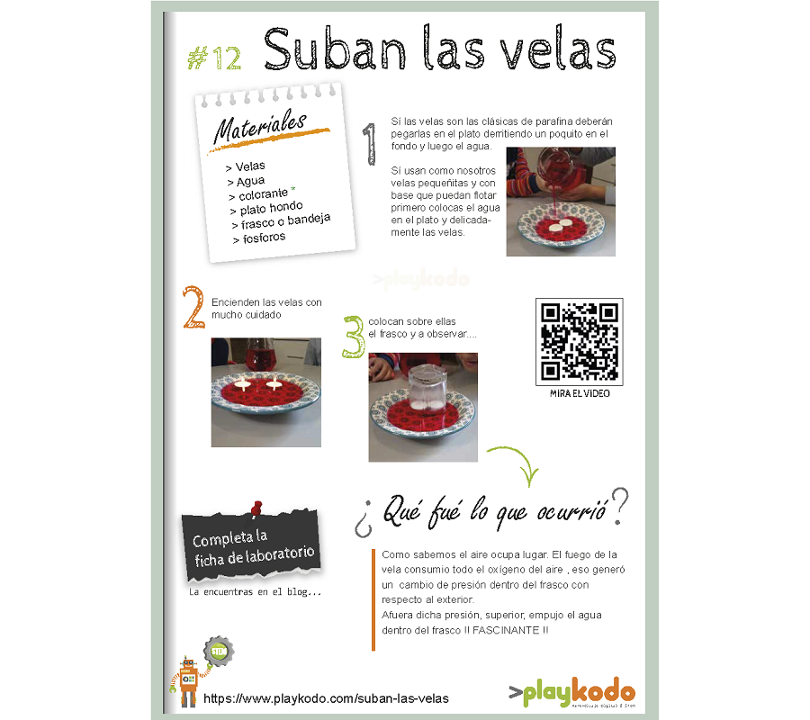 Ficha "Suban las Velas"